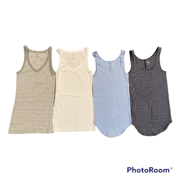 GAP | Tops | Gap Ribbed Tank Tops Bundle Of 4 | Poshmark